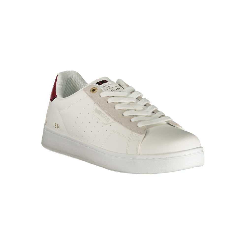 Men's Gas Bianco Polyurethane Sneakers