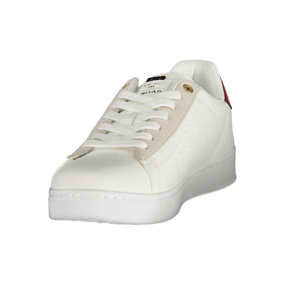 Men's Gas Bianco Polyurethane Sneakers