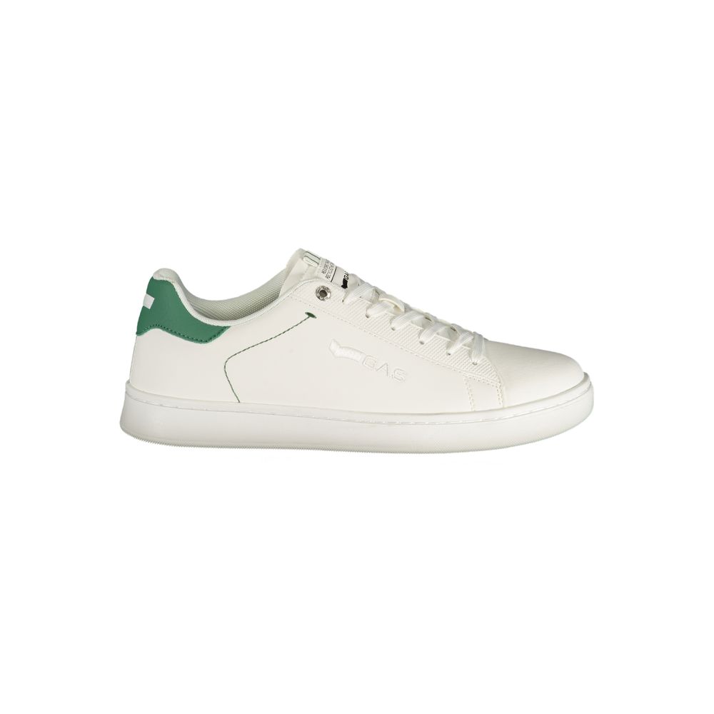 Gas White Polyester Sneakers