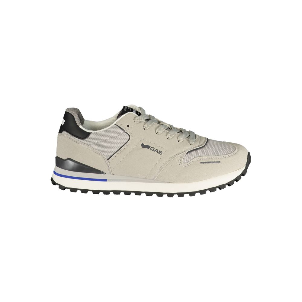 Gas Gray Polyester Sports Shoes