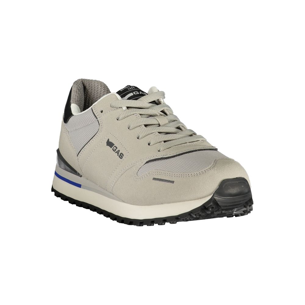 Gas Gray Polyester Sports Shoes