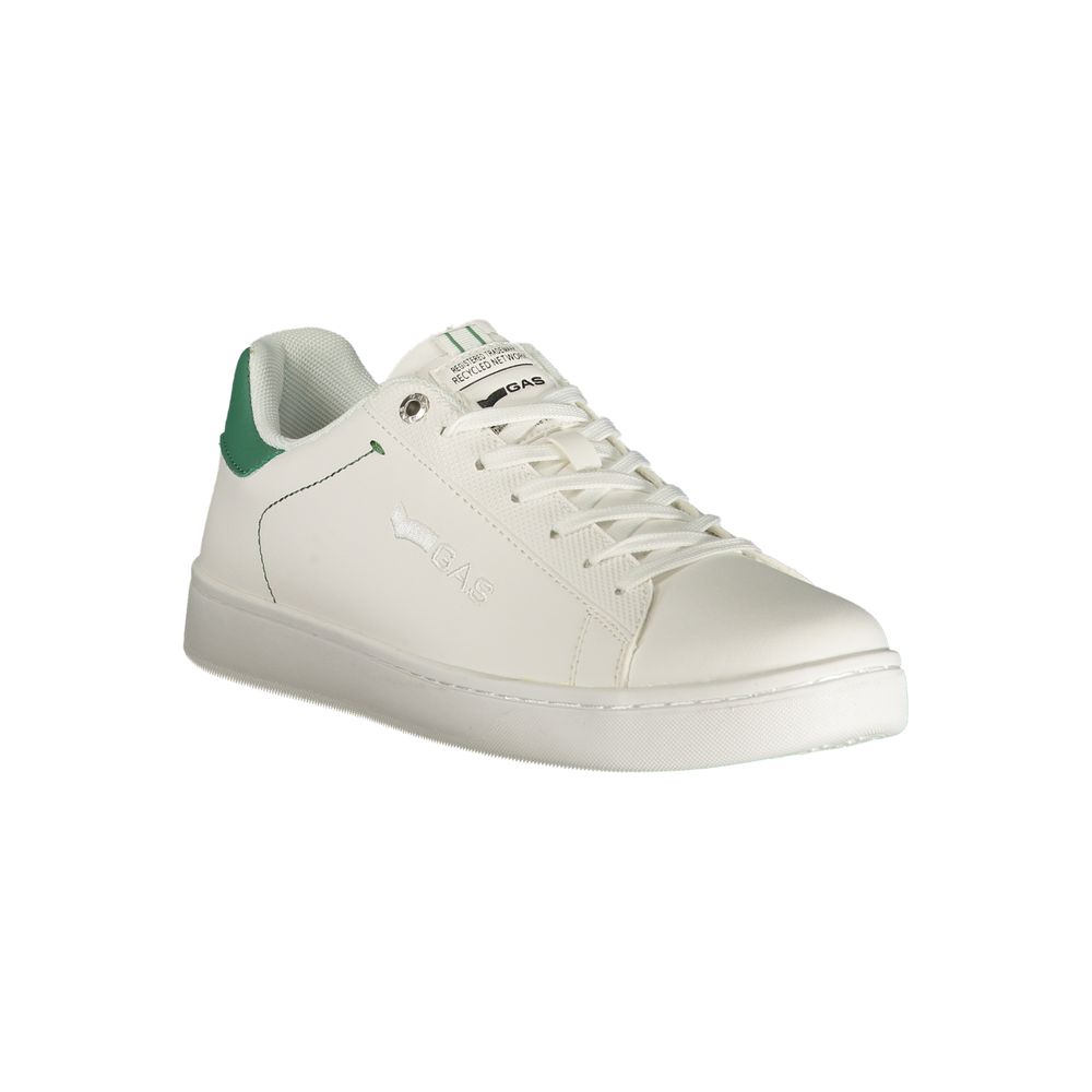Gas White Polyester Sneakers