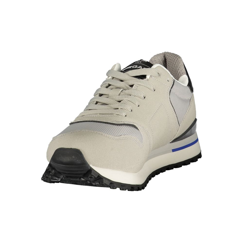 Gas Gray Polyester Sports Shoes
