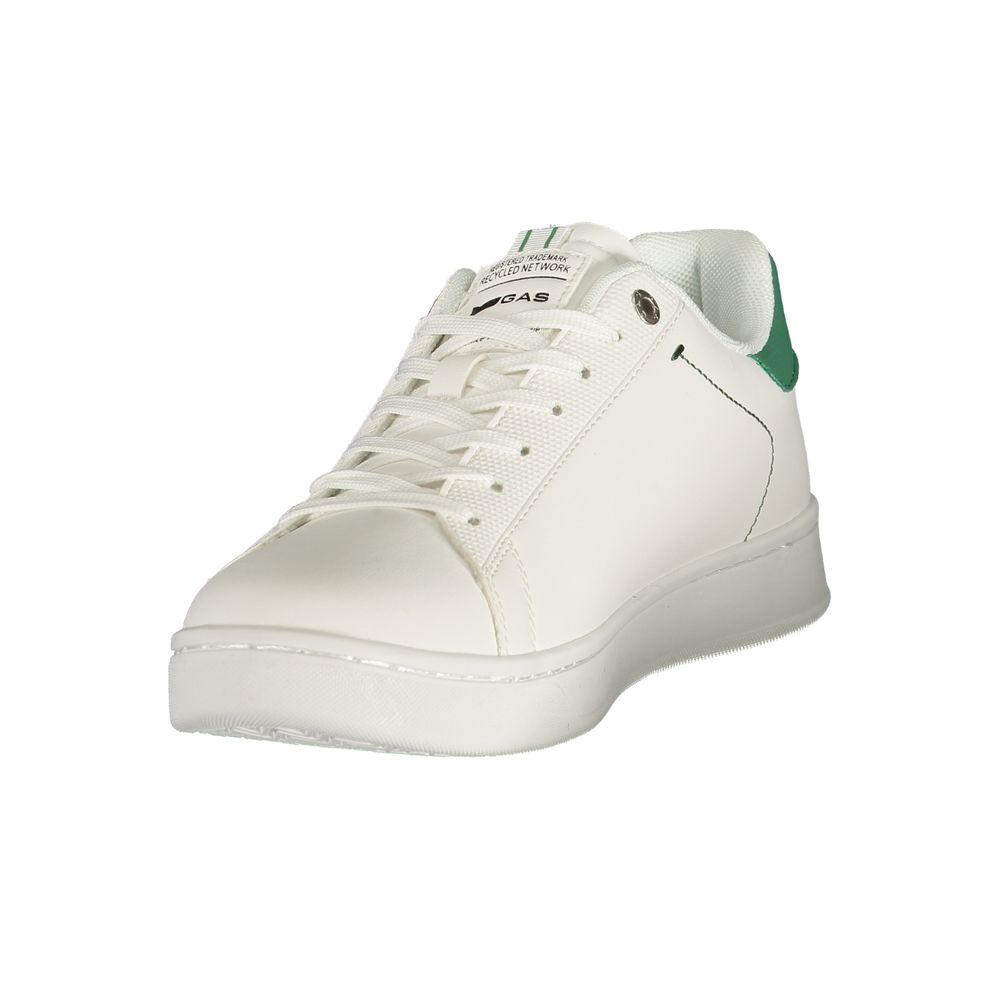 Gas White Polyester Sneakers