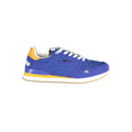 Men's Gas Blue Polyurethane Sneakers