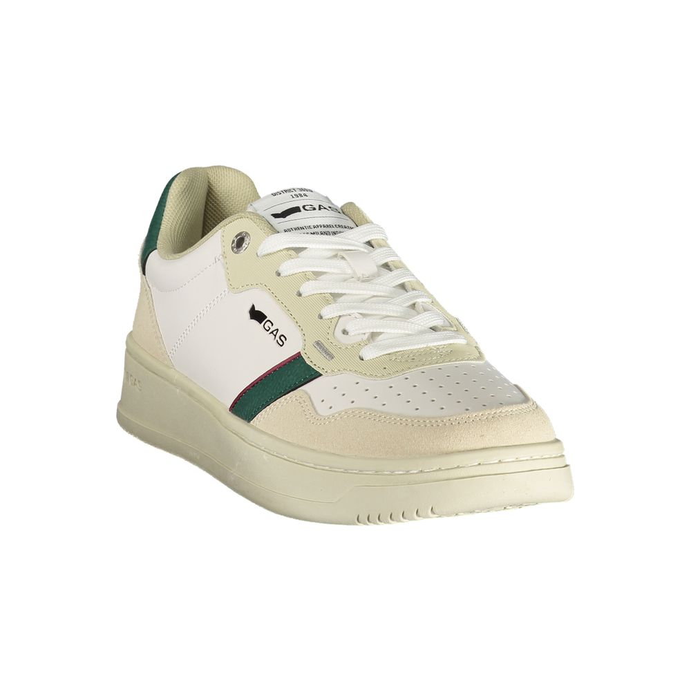 Men's Gas White Polyurethane Sneakers