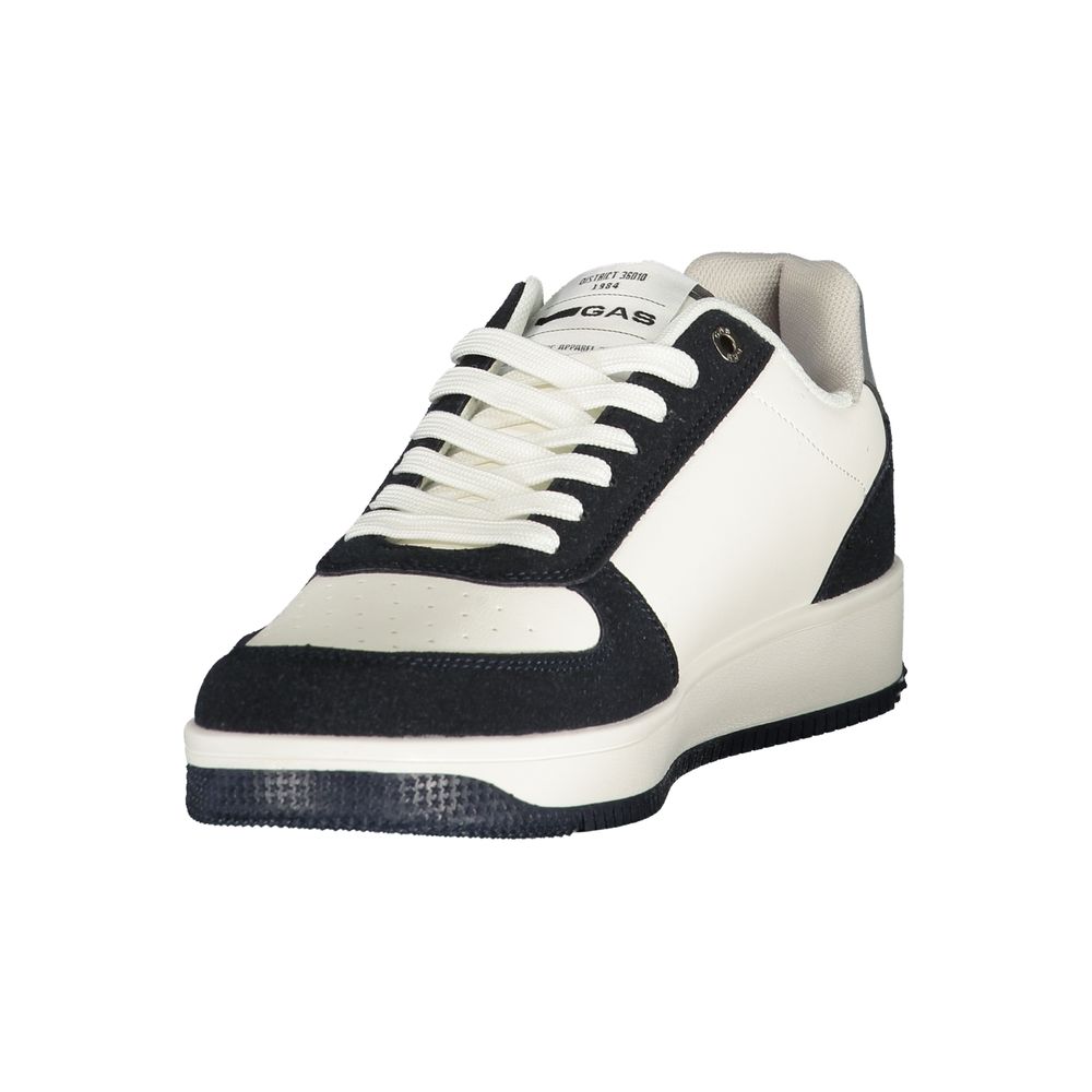 Men's Gas Bianco Polyurethane Sneakers