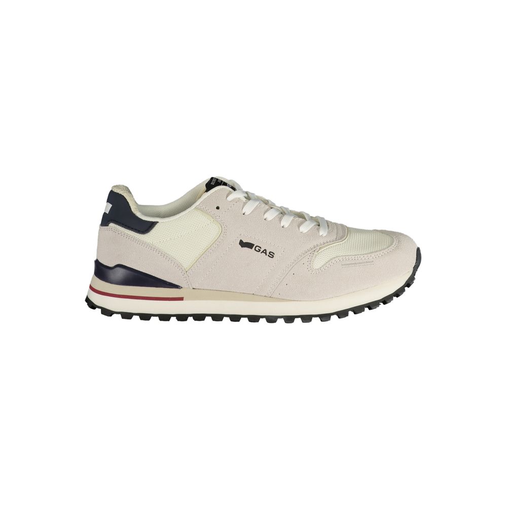 Gas Bianco Men's Polyurethane Sneakers