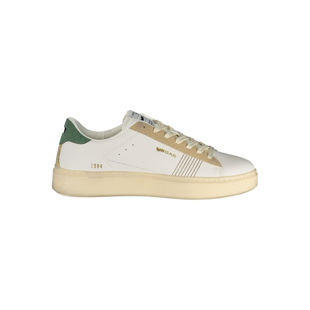 Gas White Polyester Sneakers