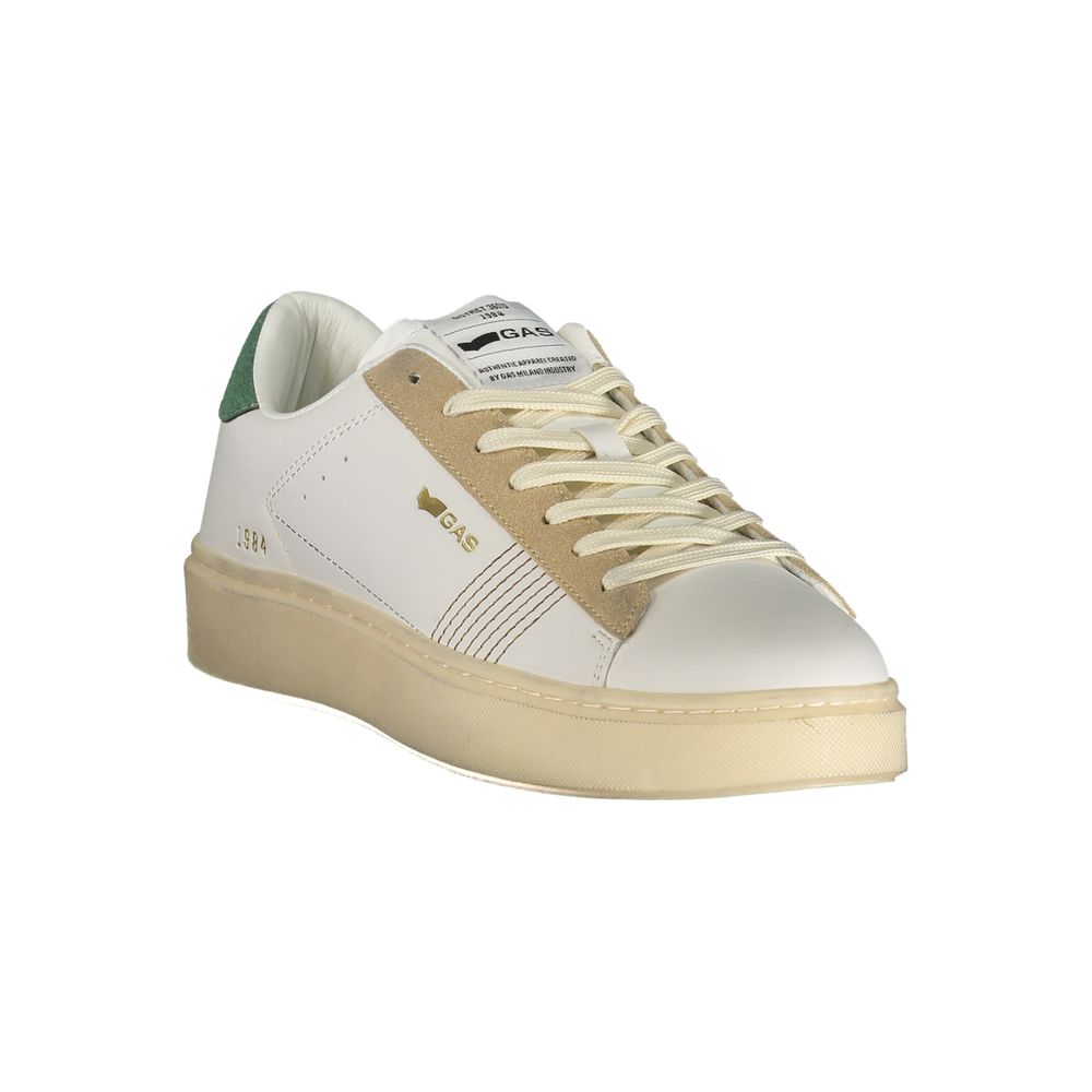 Gas White Polyester Sneakers
