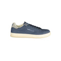 Gas Blue Polyester Sports Shoes