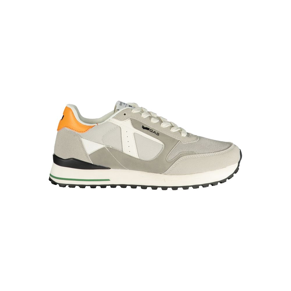 Gas Gray Polyester Sports Shoes