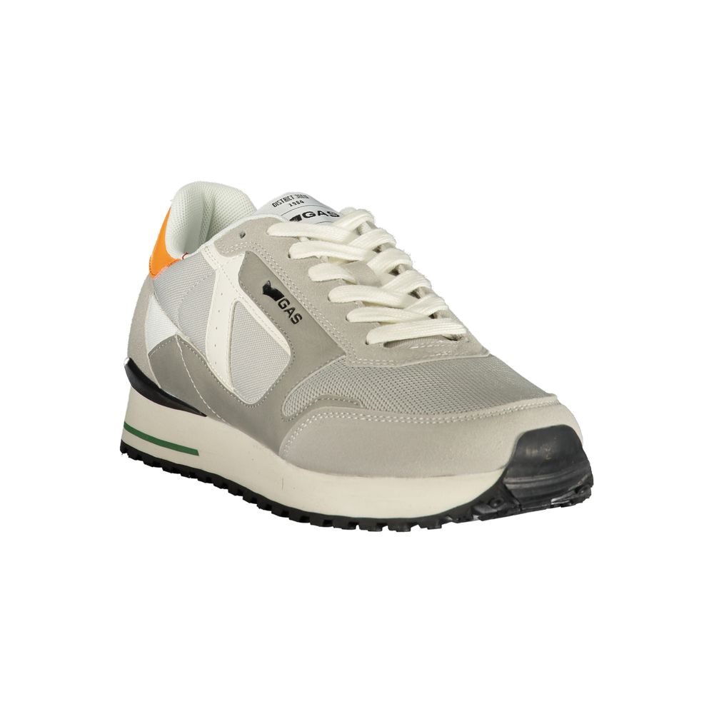 Gas Gray Polyester Sports Shoes