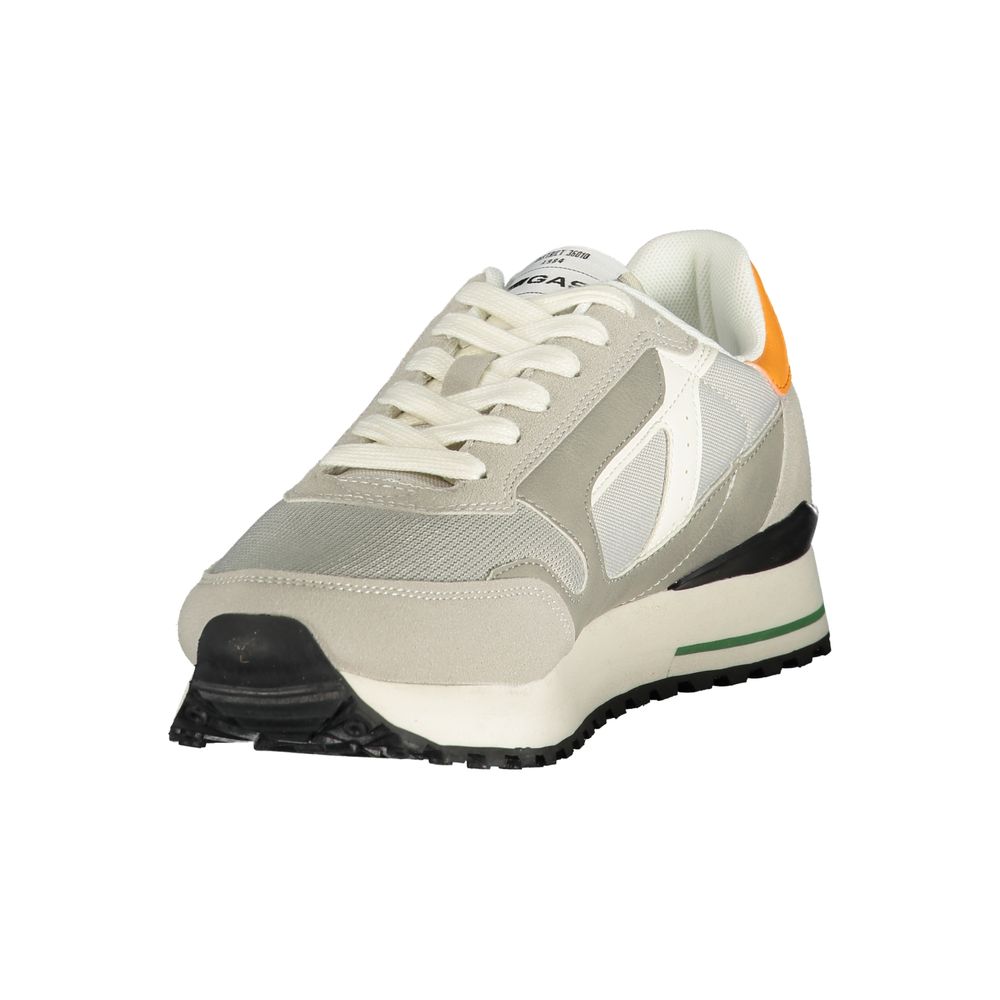 Gas Gray Polyester Sports Shoes