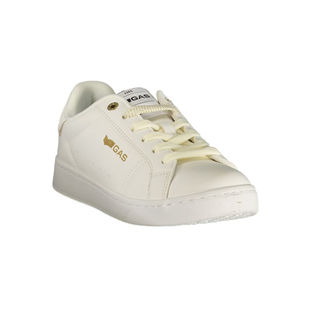 Gas Bianco Damen-Sneaker aus Polyurethan