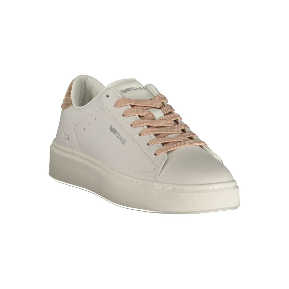 Gas Bianco Damen-Sneaker aus Polyurethan