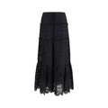 Marant Etoile Schwarzer Viskose-Maxirock