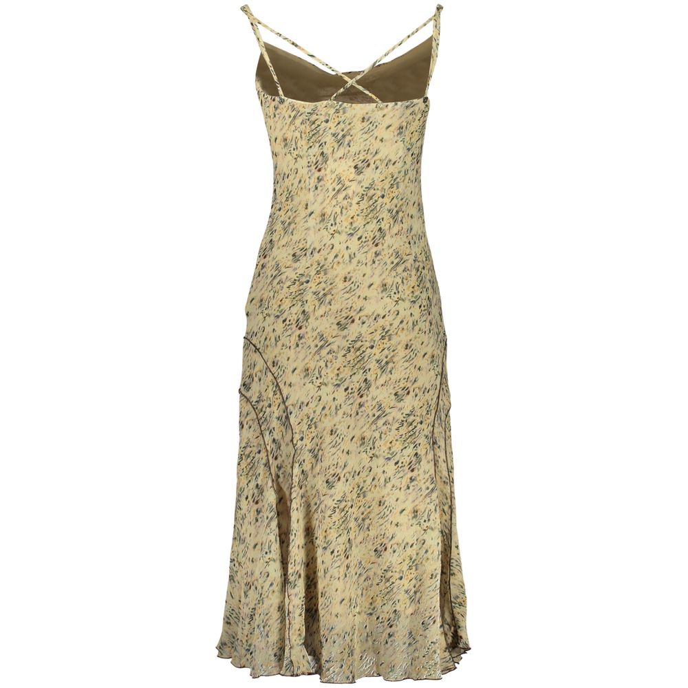 Desigual Beiges Freizeitkleid aus Polyester