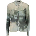 Desigual Grünes Hemd mit Muster aus Polyester