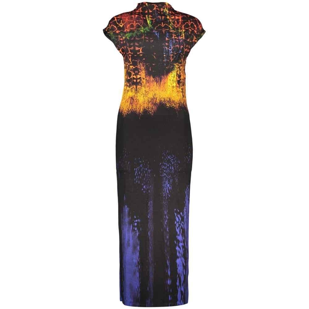 Desigual Schwarzes Elastan-Freizeitkleid