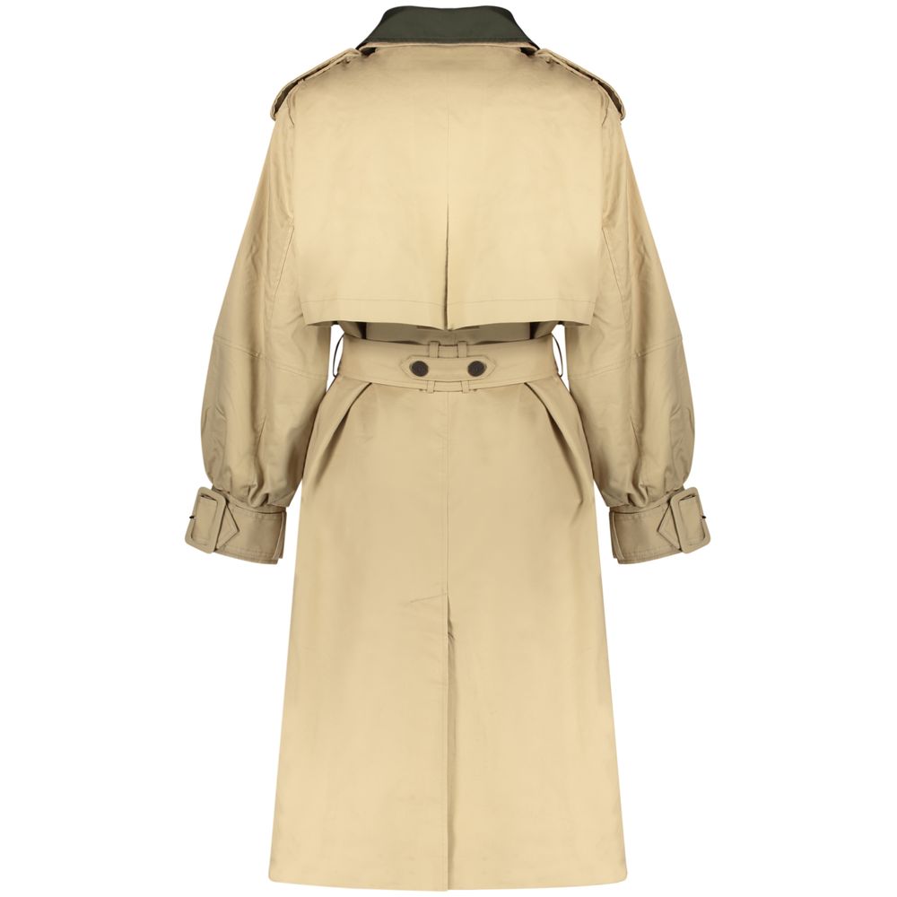 Desigual Beiger Trenchcoat aus Baumwolle