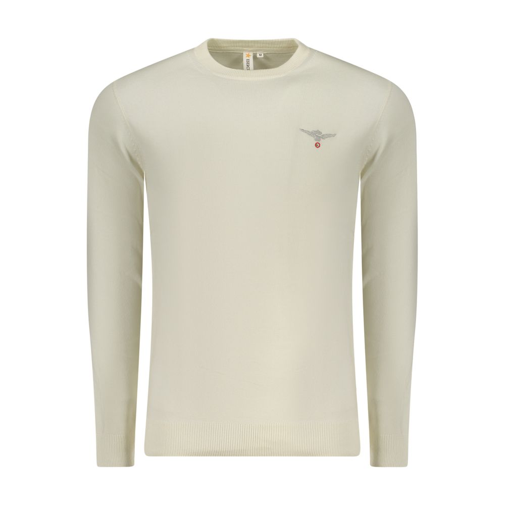Accademia Militare Weißes Baumwoll-Sweatshirt