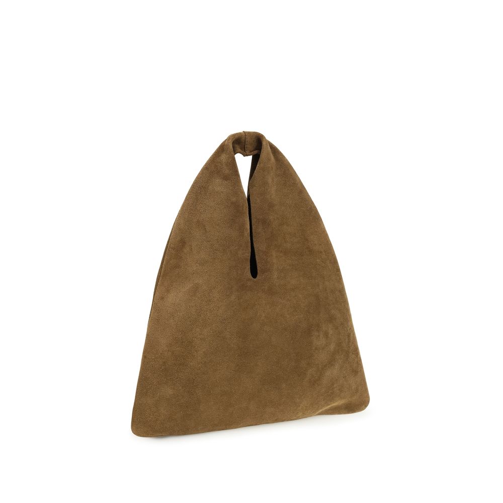 Manebi Braune Kalbsleder Bos Taurus Schultertasche
