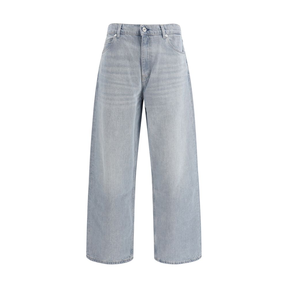 Our Legacy Blaue High-Waist Jeans aus Baumwolle