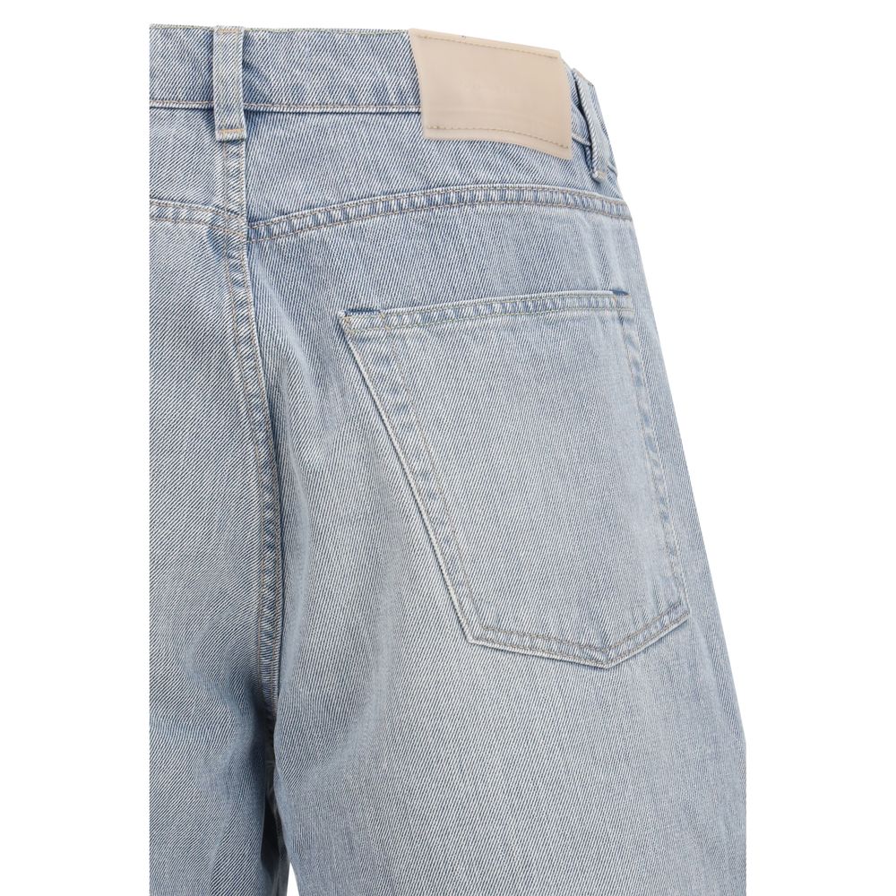 Our Legacy Blaue High-Waist Jeans aus Baumwolle