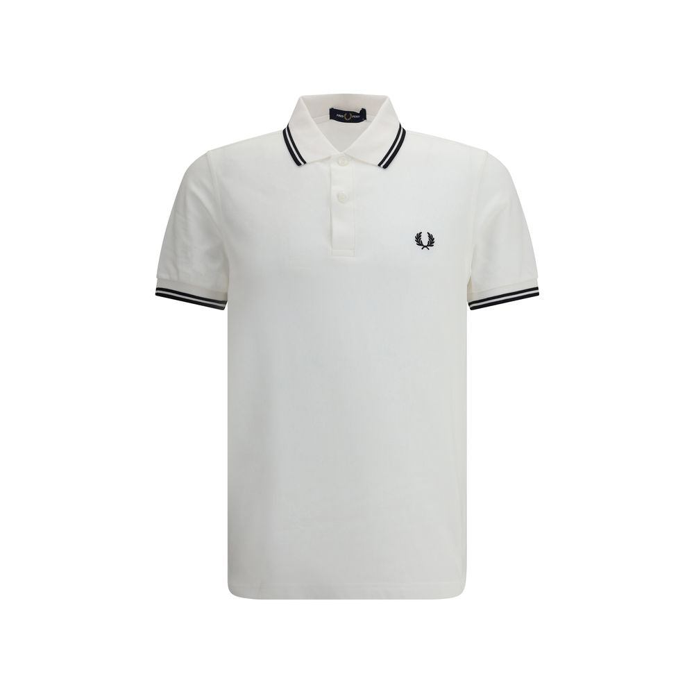Fred Perry Weißes Poloshirt aus Baumwolle