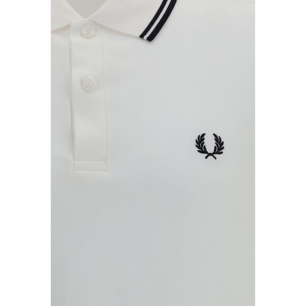 Fred Perry Weißes Poloshirt aus Baumwolle