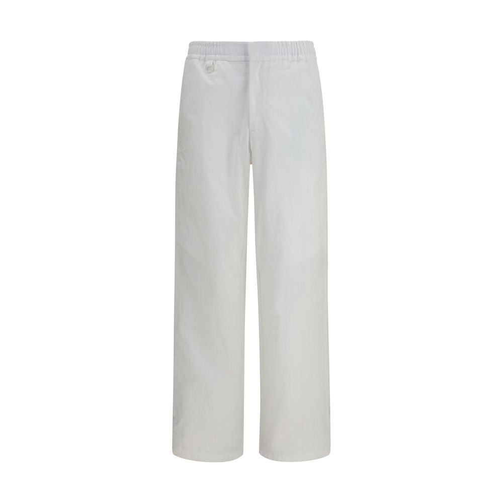 LAMINAR Weiße Baumwoll-Freizeithose