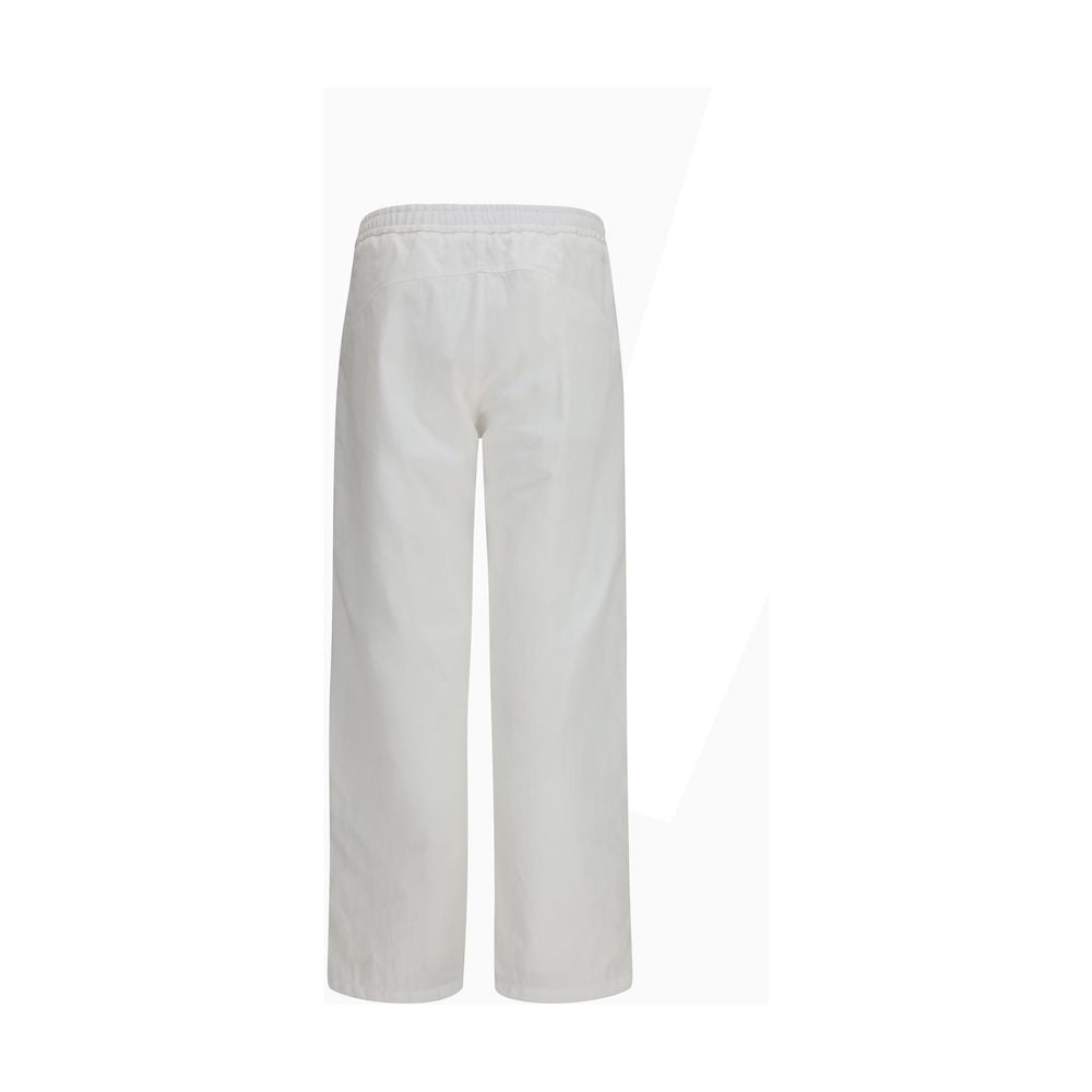 LAMINAR Weiße Baumwoll-Freizeithose
