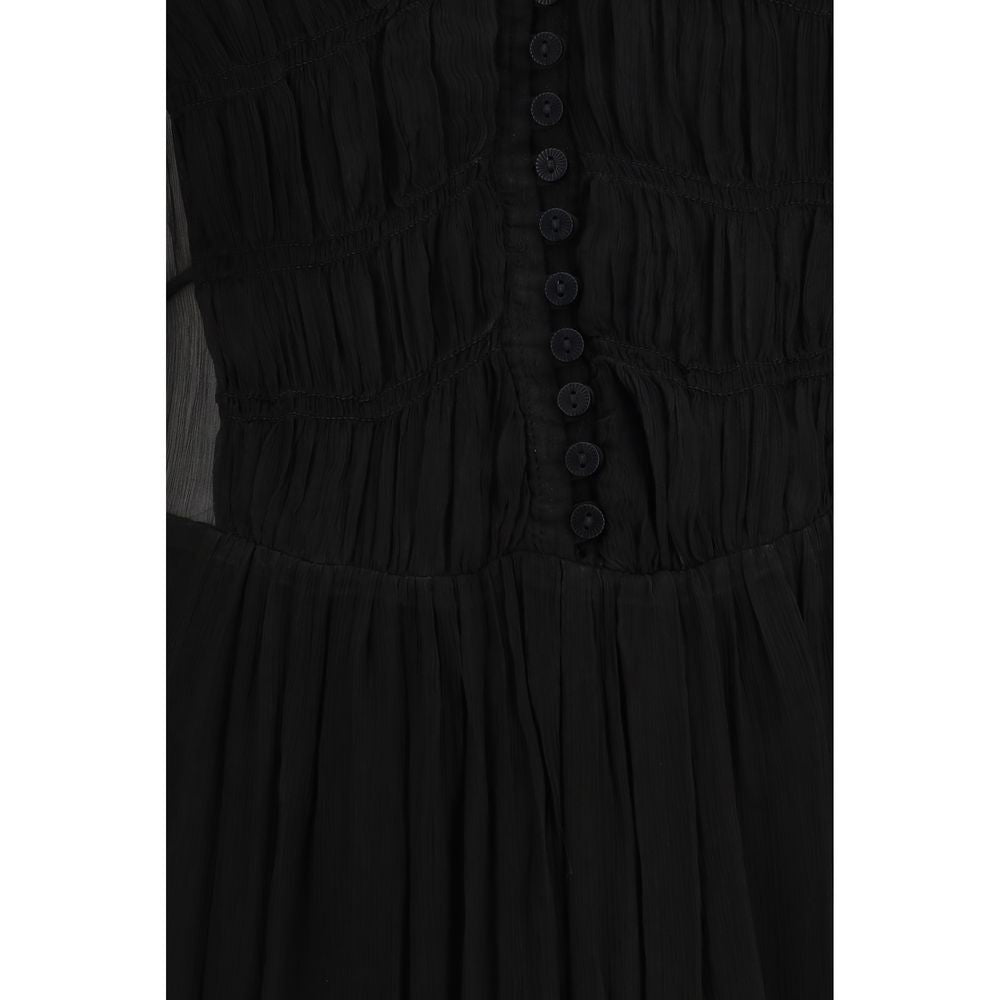 Marant Etoile Black Casual Viscose Dress
