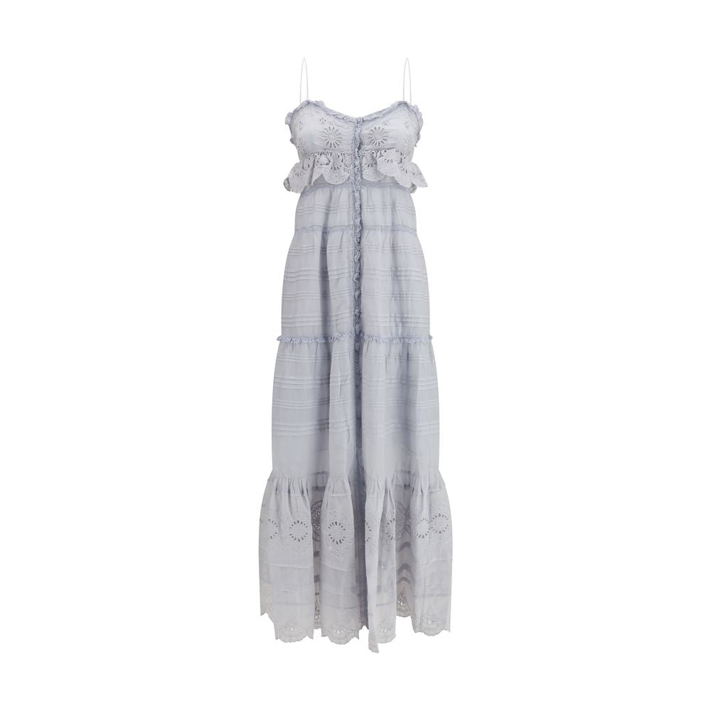 Marant Etoile Blaues Baumwoll-Freizeitkleid