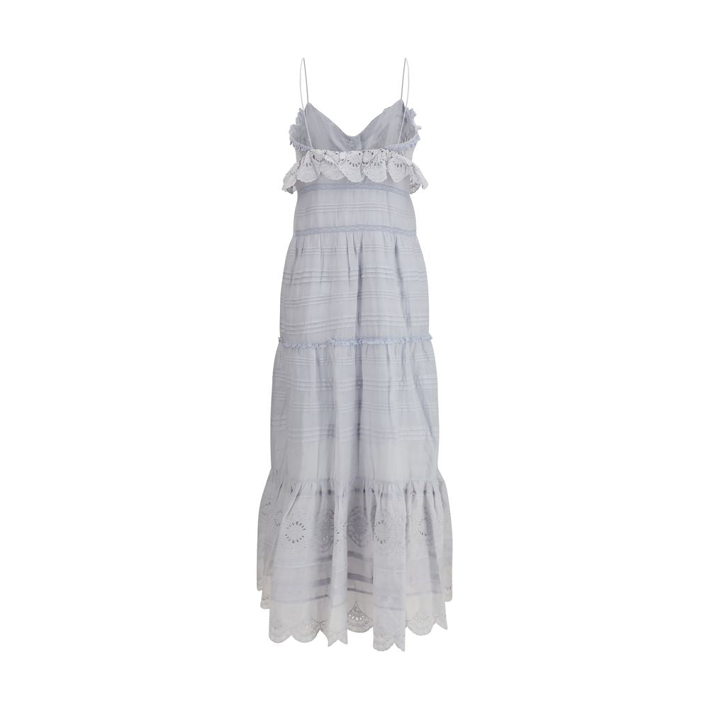 Marant Etoile Blaues Baumwoll-Freizeitkleid