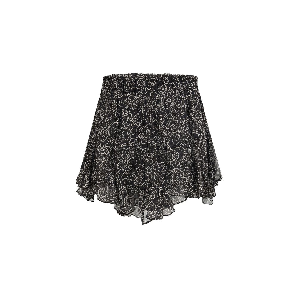Marant Etoile Schwarze Viskose-Shorts