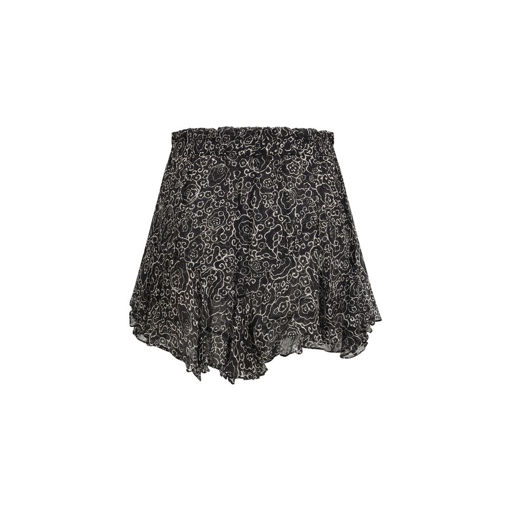Marant Etoile Schwarze Viskose-Shorts