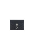 Saint Laurent Black Calfskin Bos Taurus Wallet