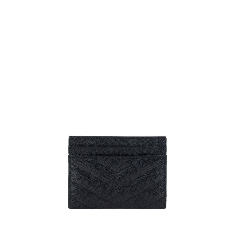 Saint Laurent Black Calfskin Bos Taurus Wallet
