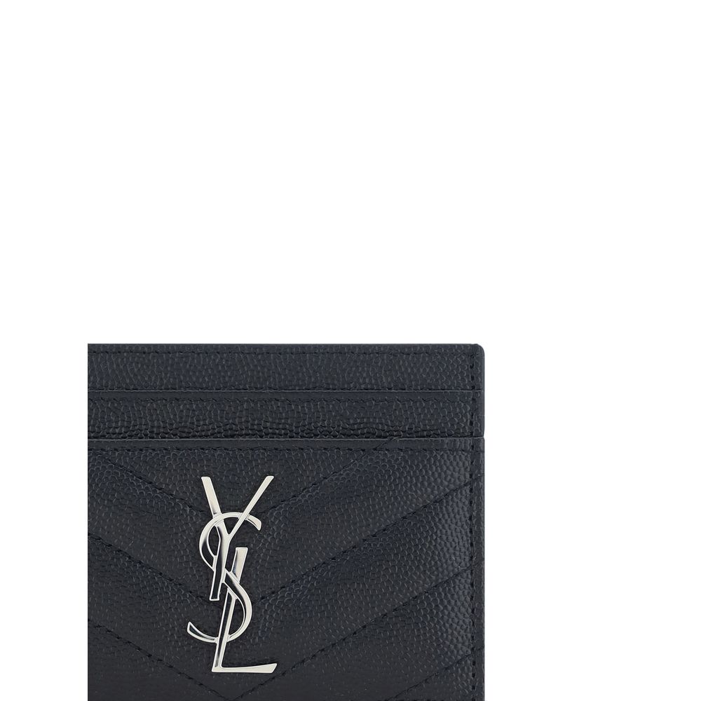 Saint Laurent Black Calfskin Bos Taurus Wallet