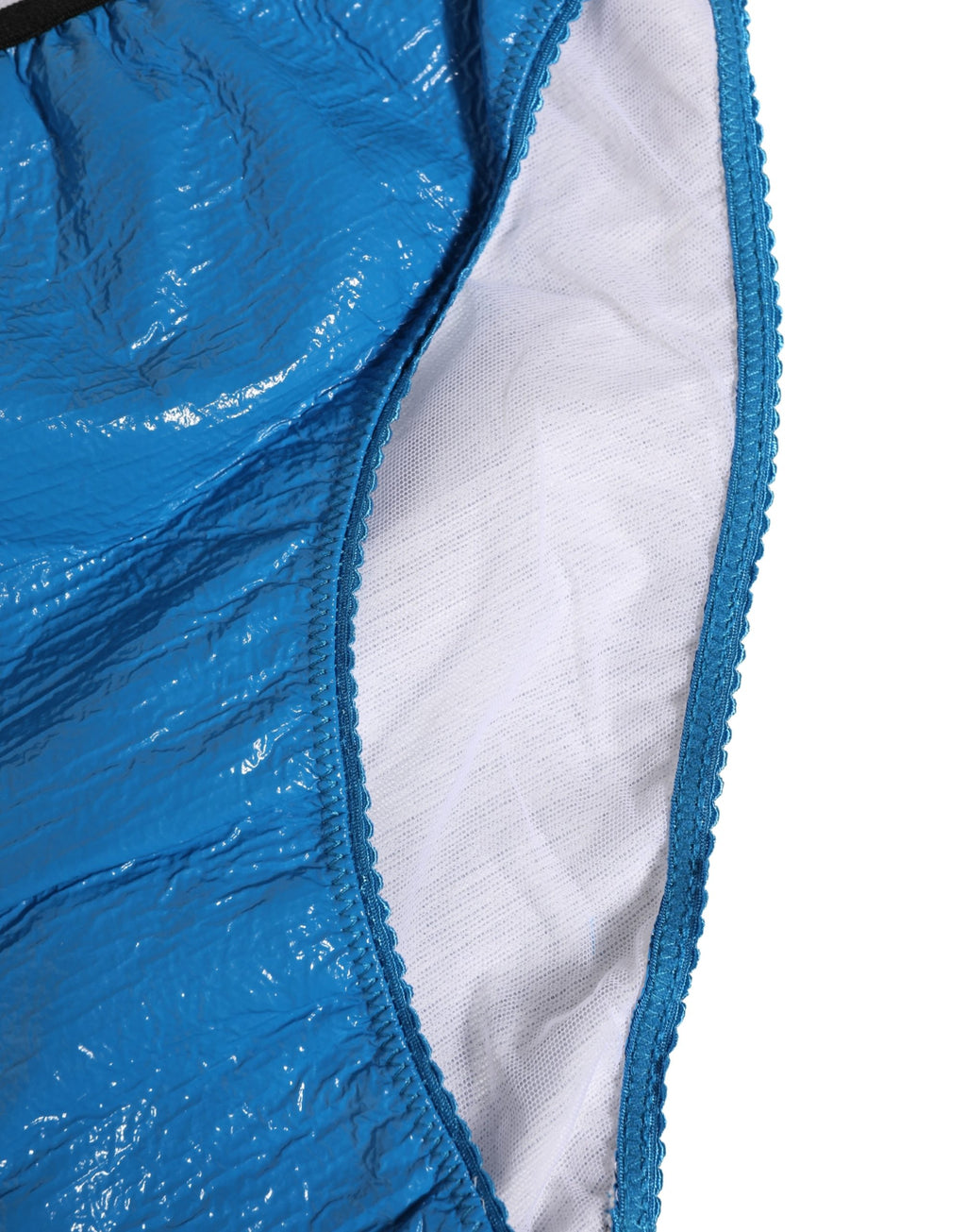 Dolce & Gabbana High-Waist-Slip mit blauem Logo-Bund