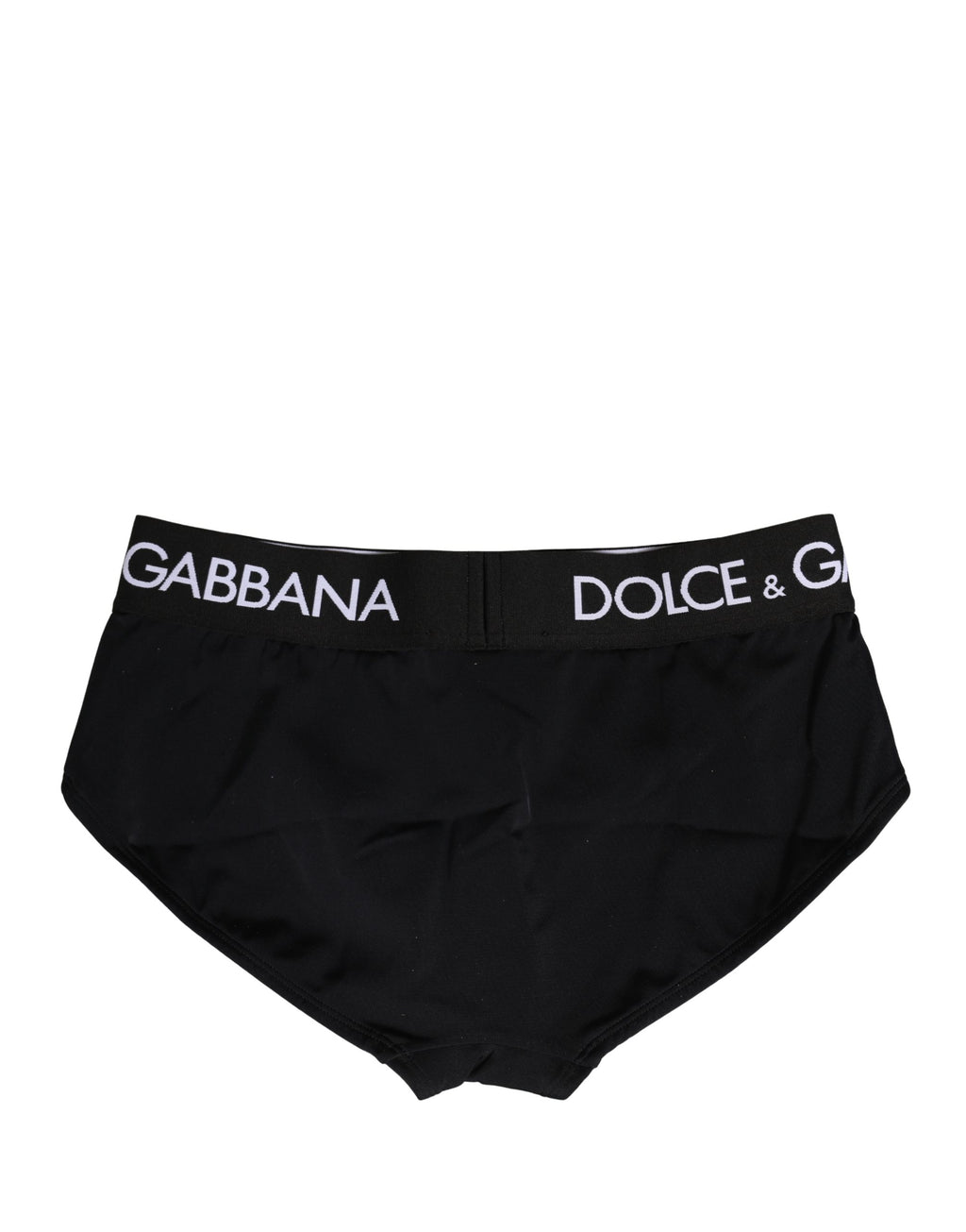 Dolce & Gabbana Schwarze Coulotte-Panty aus Stretch-Nylon