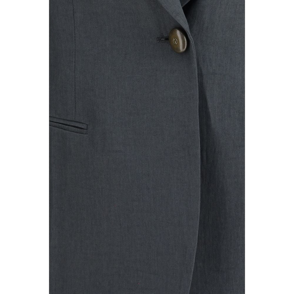 Giorgio Armani Brown Linen Jacket and Coat