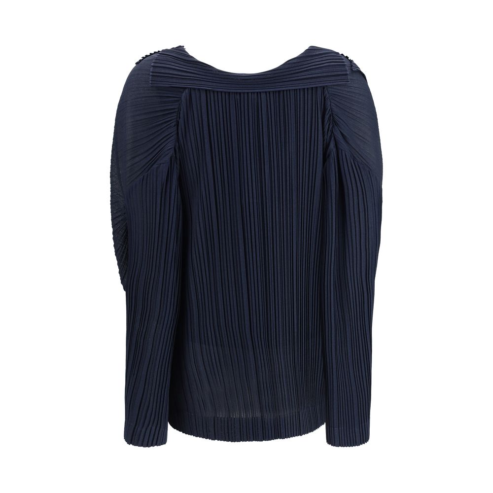 Giorgio Armani Blaues Hemd aus Viskose mit Muster