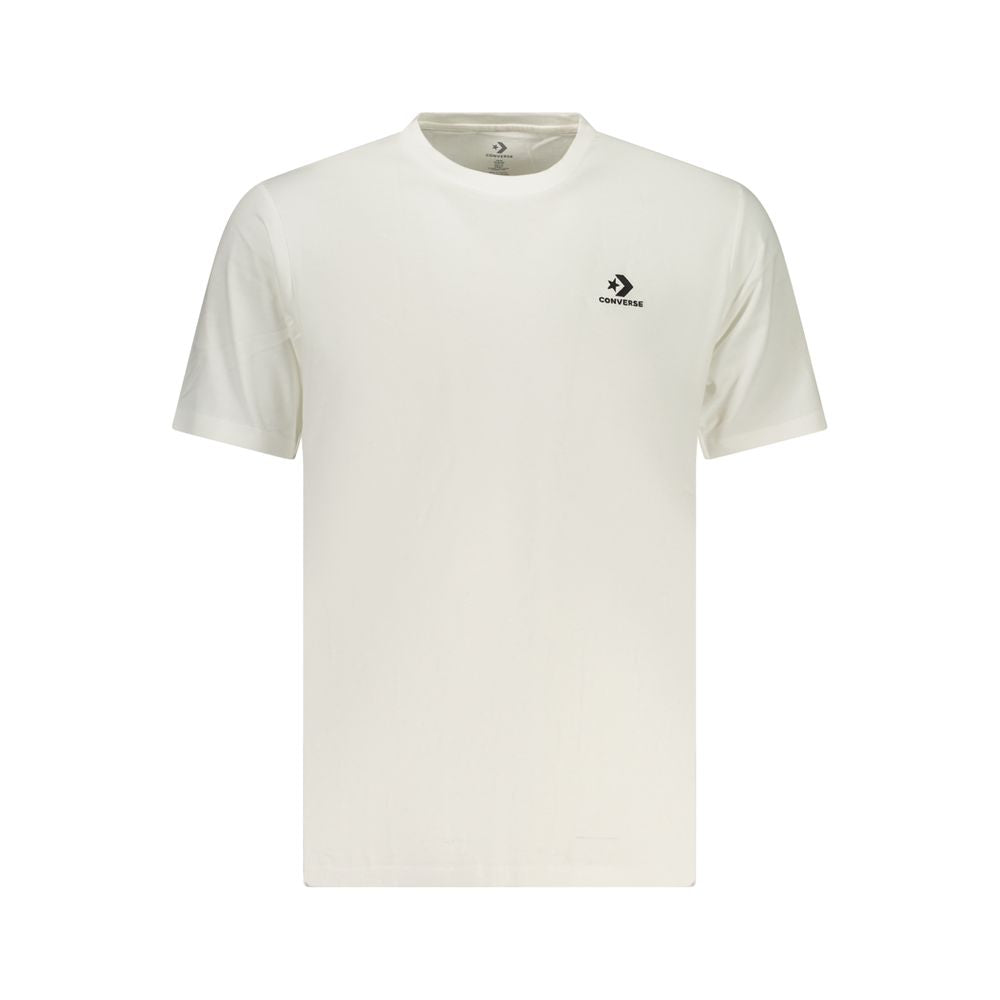 Converse Men's White Cotton T-Shirt