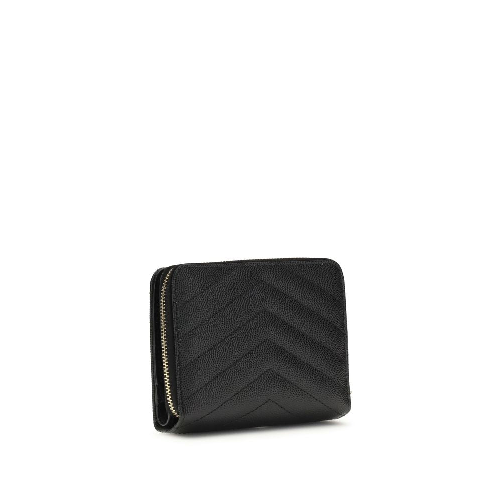 Saint Laurent Black Calfskin Bos Taurus Wallet