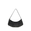 PINKO Black Bos Taurus Calfskin Shoulder Bag