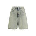 Sunflower Blaue Baumwoll-Bermudashorts