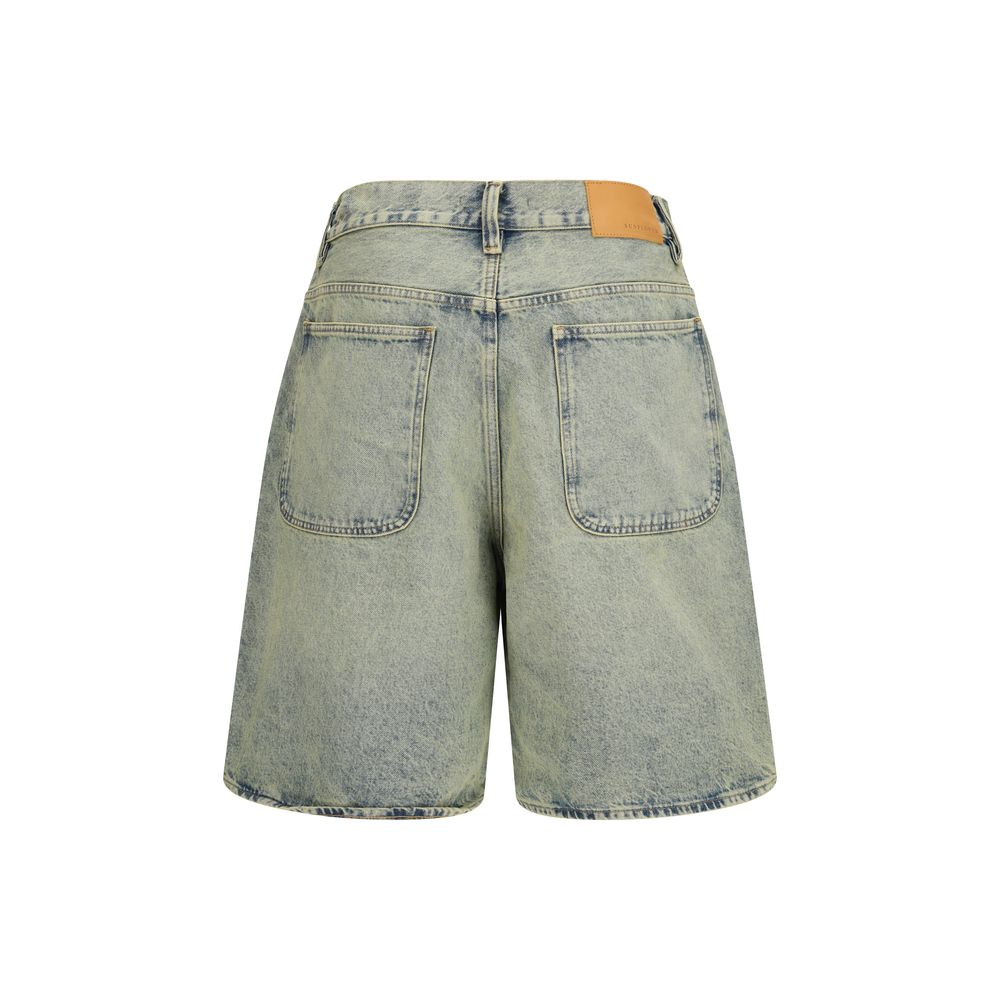 Sunflower Blaue Baumwoll-Bermudashorts